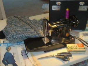 Jenn's patterns and sewing machine