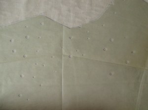 Vogue 1195 Patou pattern markings