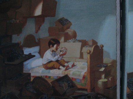 barnum's Bones inside child with fossil